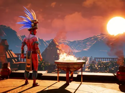 Aztec Priest - Game Ready Model Low-poly 3D model