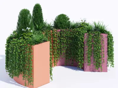 Modular Planters part 3 3D model