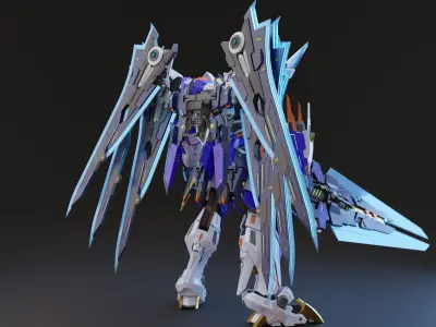 XC01 - Original Mecha Design 3D model