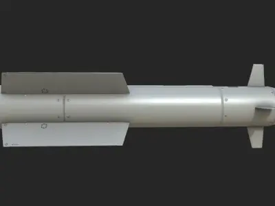 Chinese CM-120 Anti-Radiation Missile CM120 PLAAF Low-poly 3D model