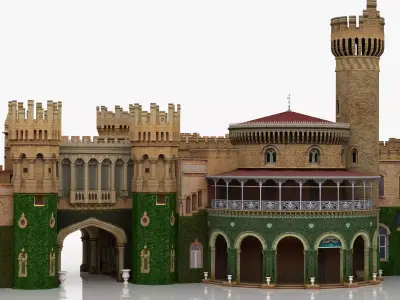 Bangalore Palace India 3D model