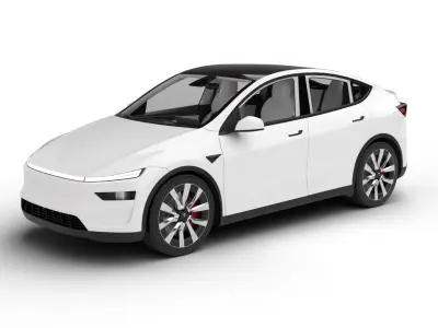 Tesla Model Y 2025 3d model get