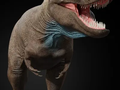 Daspletosaurus torosus Low-poly 3D model