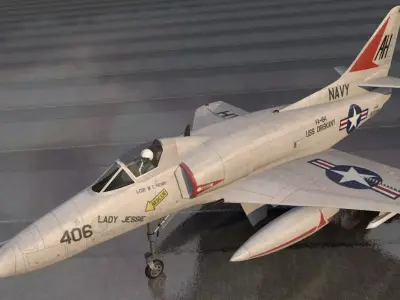Douglas A-4E Skyhawk 3D model