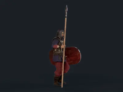 PERSIAN 2 Low-poly 3D model