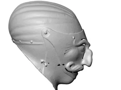 Helmet 3D model 8