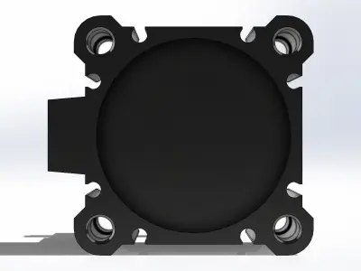 Cilindro SMC CDQ2A50-20TMZ Cylinder 3D model