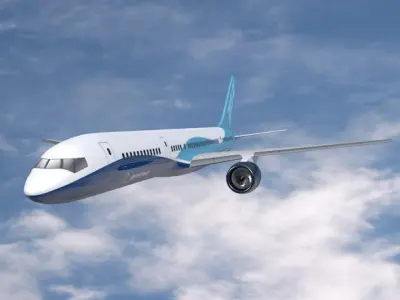 Boeing 757-200 commercial aircraft 3D model