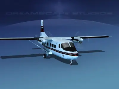 Harbin Y-12 II V04 3D model