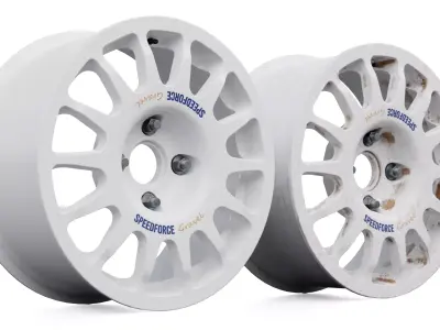 Gravel Rim 15 Low-poly 3D model