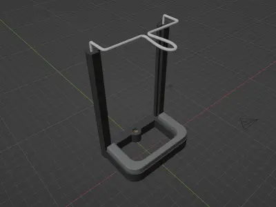 TRIPOD HEAD MOBILE HOLDER 3D MODEL Low-poly 3D model