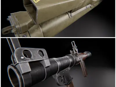 Modern AAA Mega all in one 30 weapons pack Game-Ready PBR Low-poly 3D model