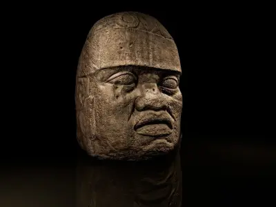 Mesoamerican Statues 3D model