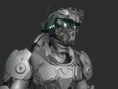 Robot Warrior 3D model
