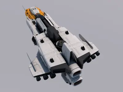 Space vehicle Free 3D model