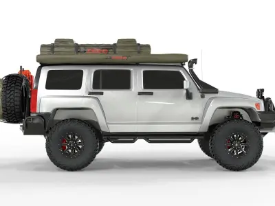 Hummer h3 Ecotechne Edition  3D model