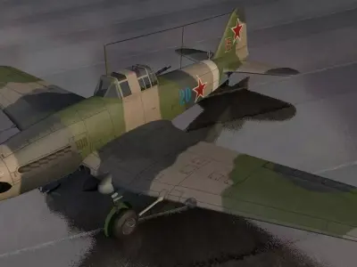 Ilyushin IL-10 3D model