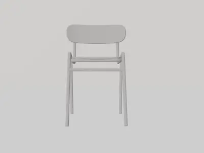 School chair Free 3D model purchase