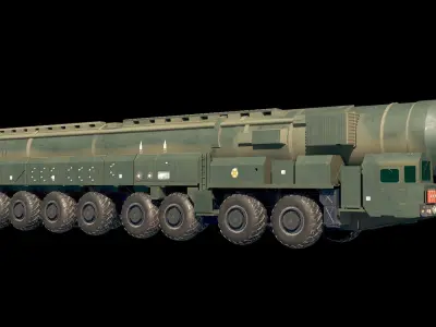 Rs24 Yars SS-29 Topol M SS-27 3D model