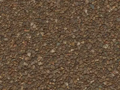 Gravel Cross Sections Low-poly 3D model