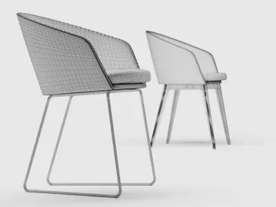 capdell moon chair Free 3D model