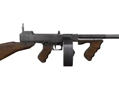 TOMMY GUN Free 3D model