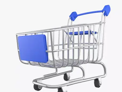 Shopping Trolley 3D model