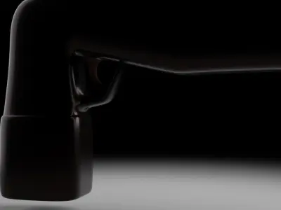 Futuristic Gun Free low-poly 3D model