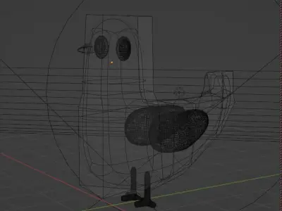 Cartoon Bird 3d model 3D model