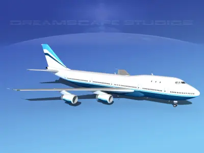 Boeing 747-100 Corporate 1 3D model