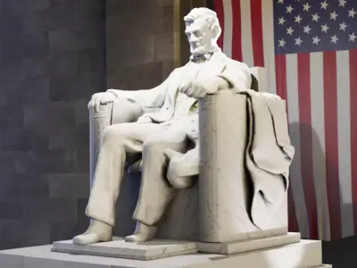 Abraham Lincoln Low Poly Low-poly 3D model