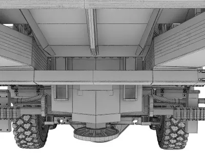Custom self propelled howitzer 3D model