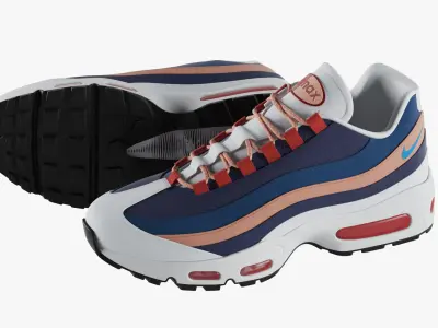 Nike Air Max 95 Multicolor 3D model