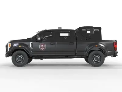 Generic Armored Truck F250 2018 3D model