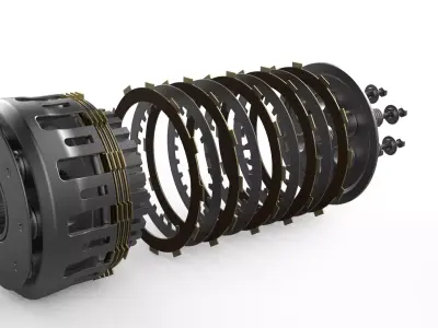 Motorcycle Clutch Free 3D model