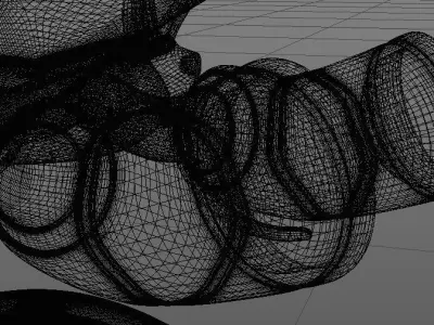 Fantasy Motorbike 3D model