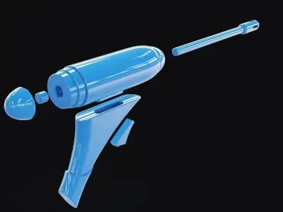 ELG-3A Padme Blaster - 3D Print Files STL 3D model