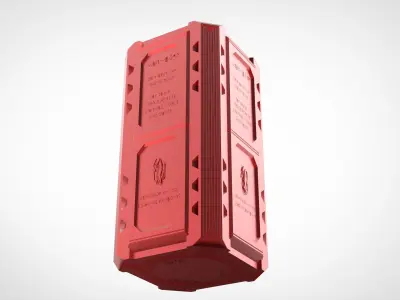 Superman Krypronite Box as storage container 3D print model