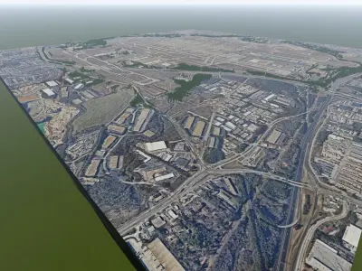 Atlanta Hartsfield International Airport 3D model