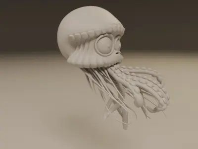 jellyfish 3D print model