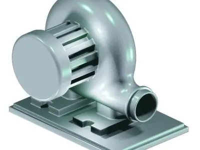 Industrial Air Blower 3D model