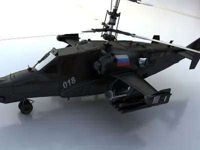 Ka-50 Black Shark  3D model