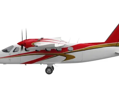 Tecnam P2012 STOL 3D model
