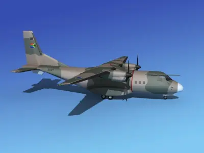 Casa CN-235 South Africa 3D model