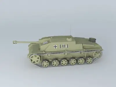 Stug III 40  Sturmgeschutz 40 Ausf G. 3D model