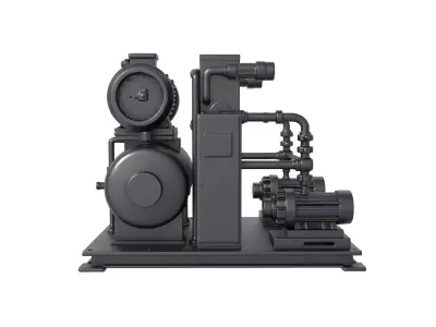 Industrial Sci Fi Engine - science fiction Engine - engine 3D print model get