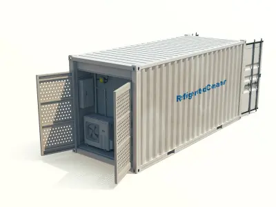Refrigerated Container 3D model purchase
