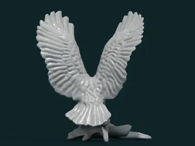 Eagle 3d Model statue 3D model