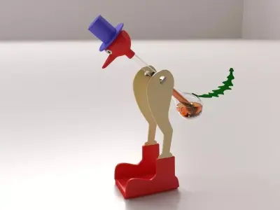 Drinking Bird 3D model