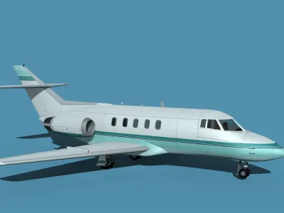 British Aerospace 125 Dominie V15 3D model